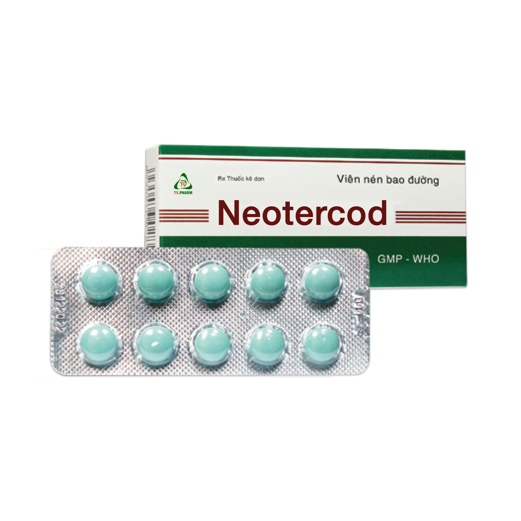 Viên bao đường Neotercod V/10, H/20