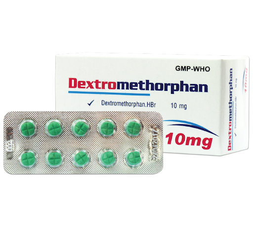Viên bao phim Dextromethorphan 10mg V/10,H/100
