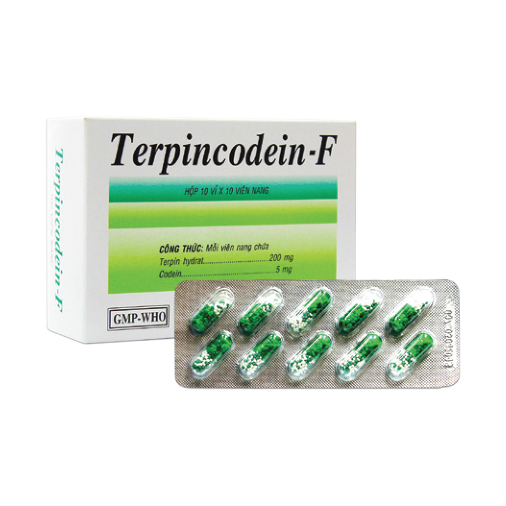 Viên nang cứng Terpincodein-F v/10,h/100
